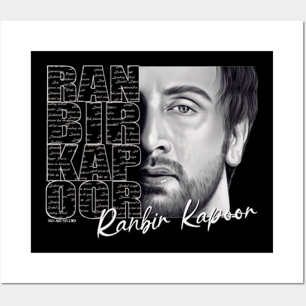 Ranbir Kapoor Wall Art by SAN ART STUDIO 